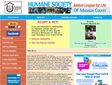 Tablet Screenshot of humanesocietyall.com